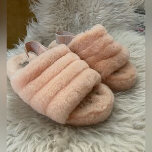 UGG Fluff Yeah Slides Peach 6